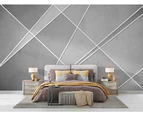 Jess Art Decoration 3D Gray Abstract Line Pattern Wall Mural Wallpaper Wj 2146