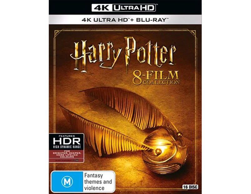 Harry Potter | Blu Ray + Uhd Collection 8 Film