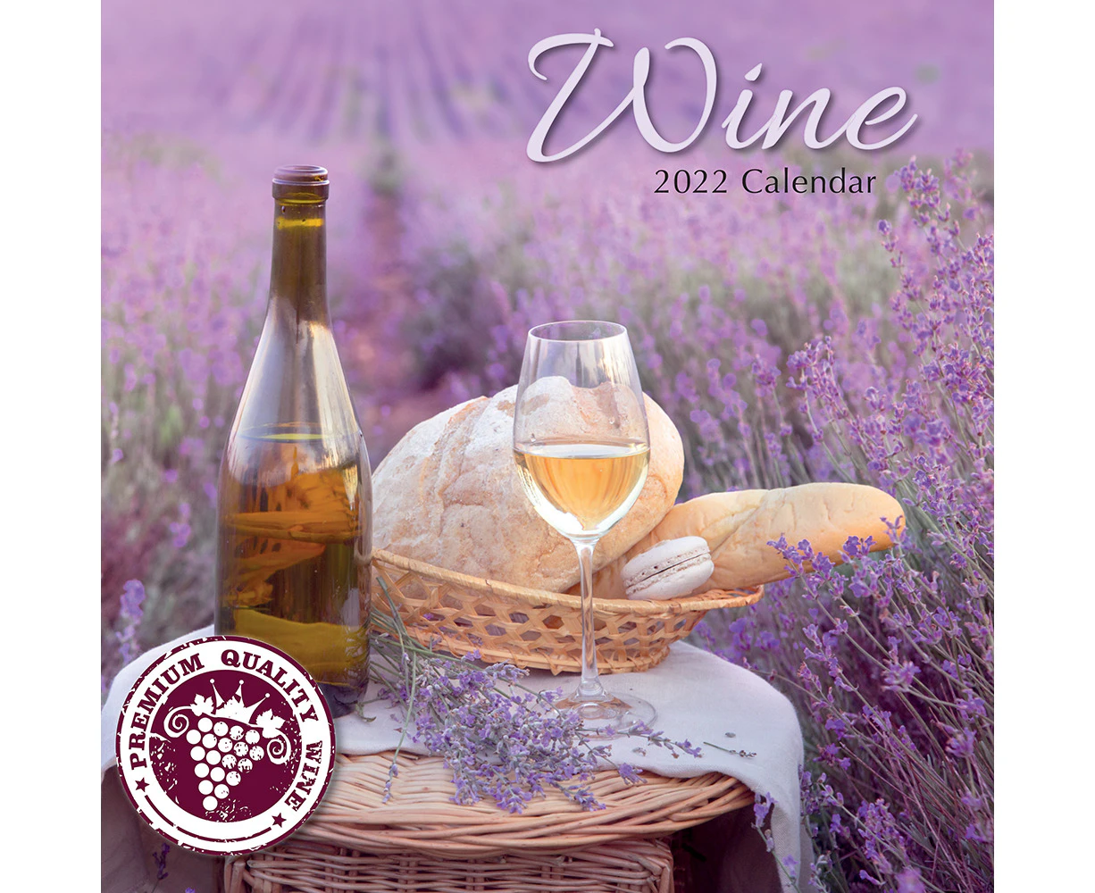 2022 Calendar Wine Square Wall by The Gifted Stationery GSC21071