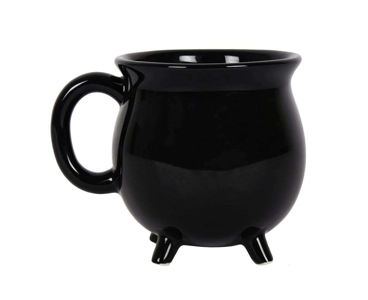 Plain Black Cauldron Mug