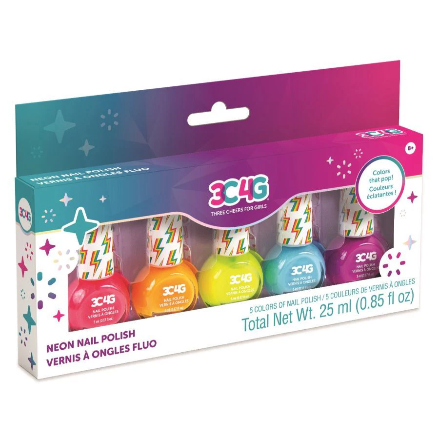 3C4G Nail Polish 5 Pack Neon