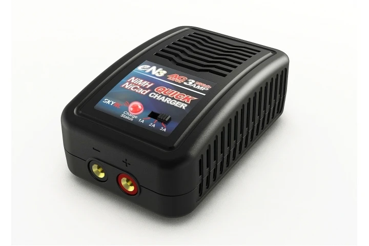 eN20 240V AC Ni-Mh and Ni-Cad RC Battery Pack Charger 4-8 Cell 3A