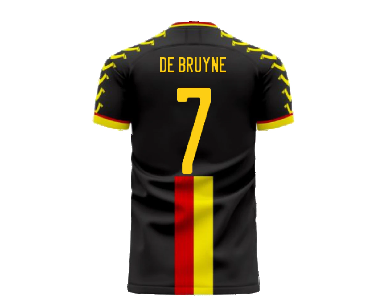 Belgium 2020-2021 Away Concept Football Kit (Viper) (DE BRUYNE 7)