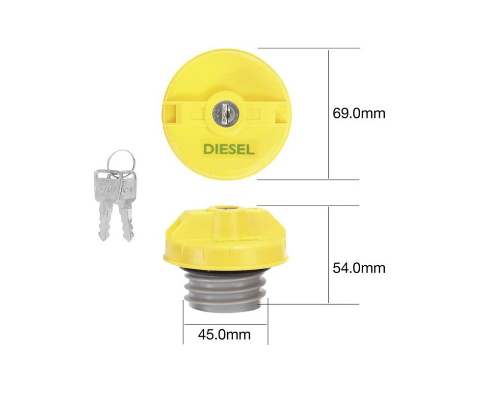 Tridon Fuel Cap Diesel Locking (TFL234D)