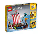 LEGO Creator 3 IN 1 Viking Ship and the Midgard Serpent (31132)