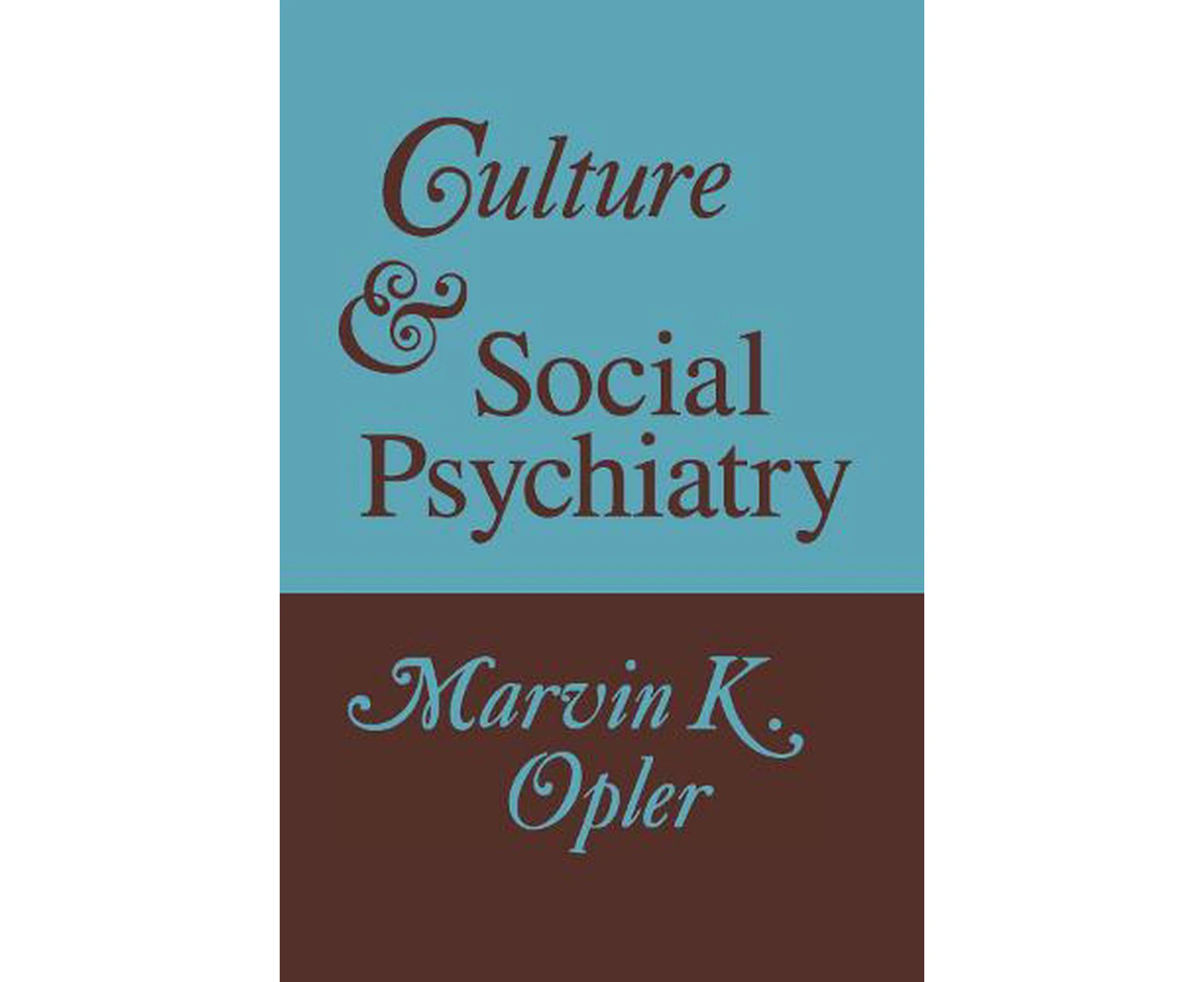 Culture & Social Psychiatry