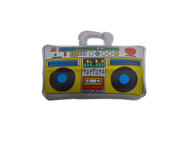 Inflatable Boom Box Radio 80s & 90s Costume Accessory - New