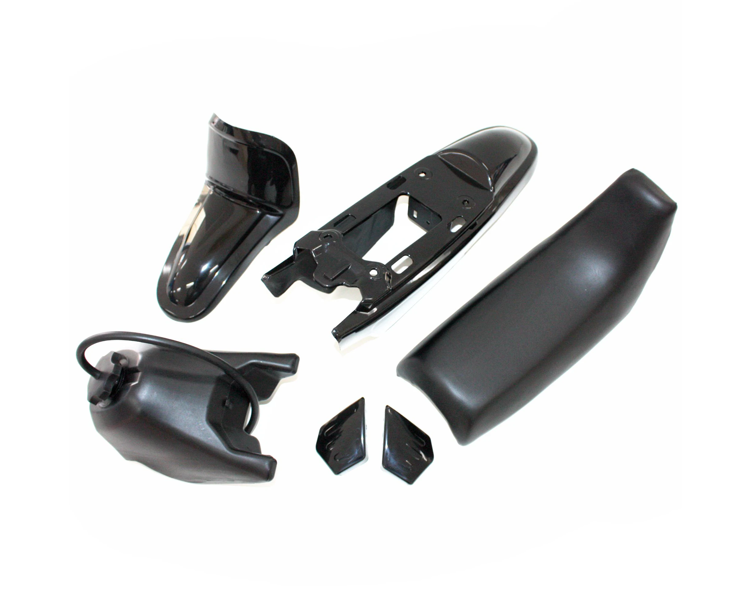 BLACK Plastic Fender Fairing Seat Fuel Tank Yamaha PEEWEE PW50 PY50 50 DIRT BIKE