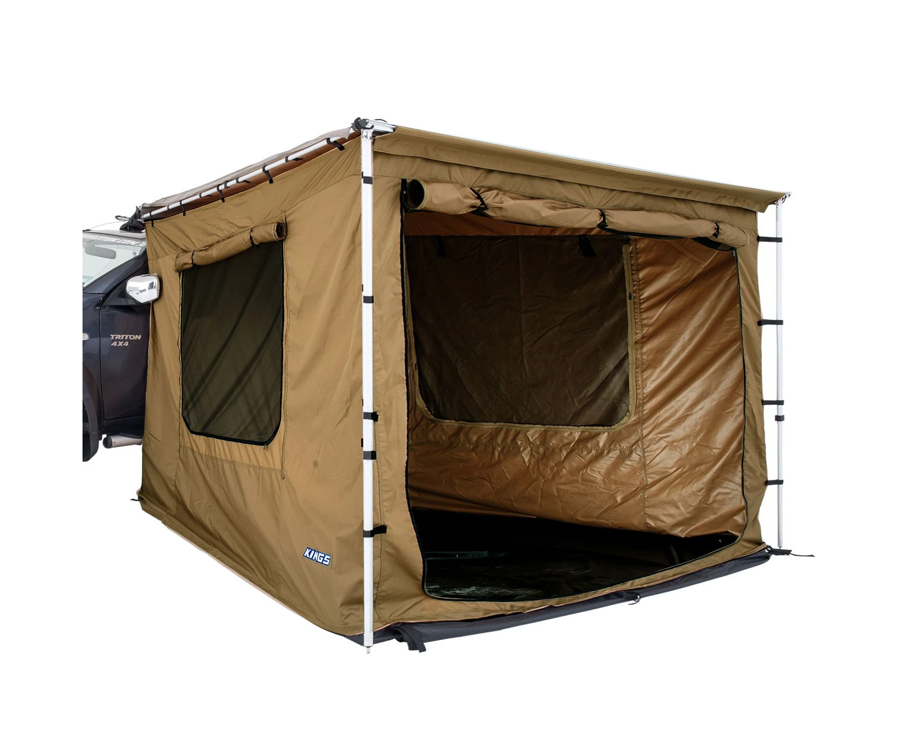 Adventure Kings 2m x 2.5m Awning Tent Camping Shade Waterproof Enclosed floor