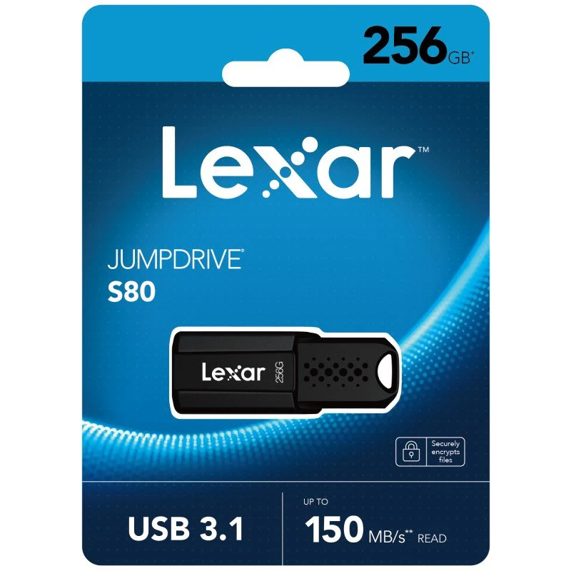 Lexar JumpDrive S80 USB 3.1 Flash Drive - 256GB