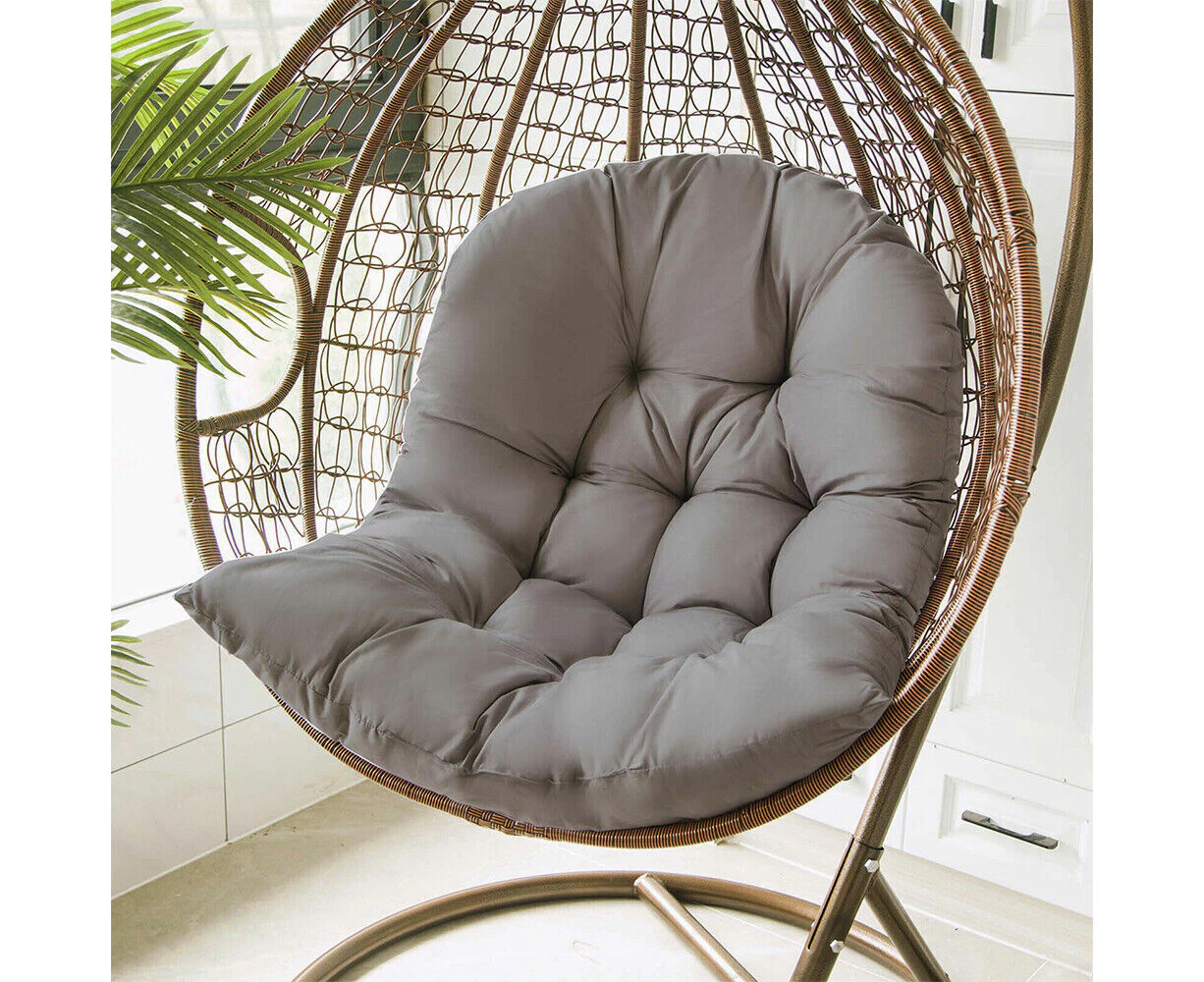 Hanging Egg Chair Cushion Sofa Swing Chair Seat Relax Cushion Padded Pad Covers - Light Grey