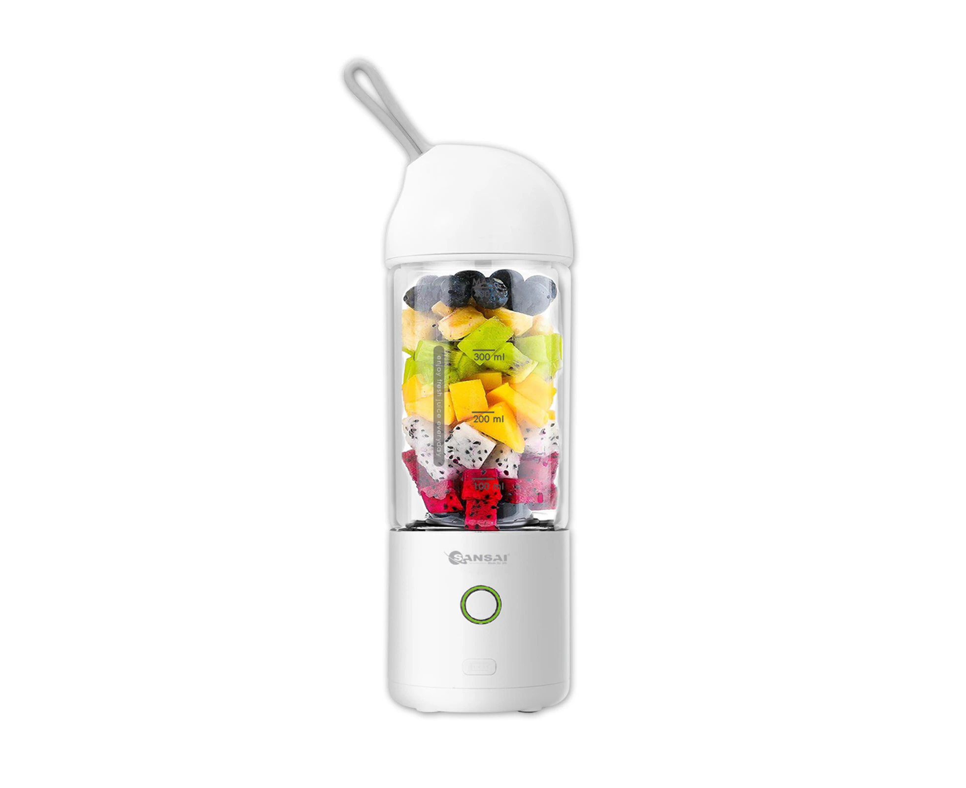 Portable USB Blender 400ml Juicer - White