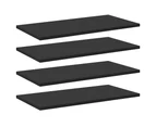 vidaXL Bookshelf Boards 8 pcs Black 60x30x1.5 cm Engineered Wood