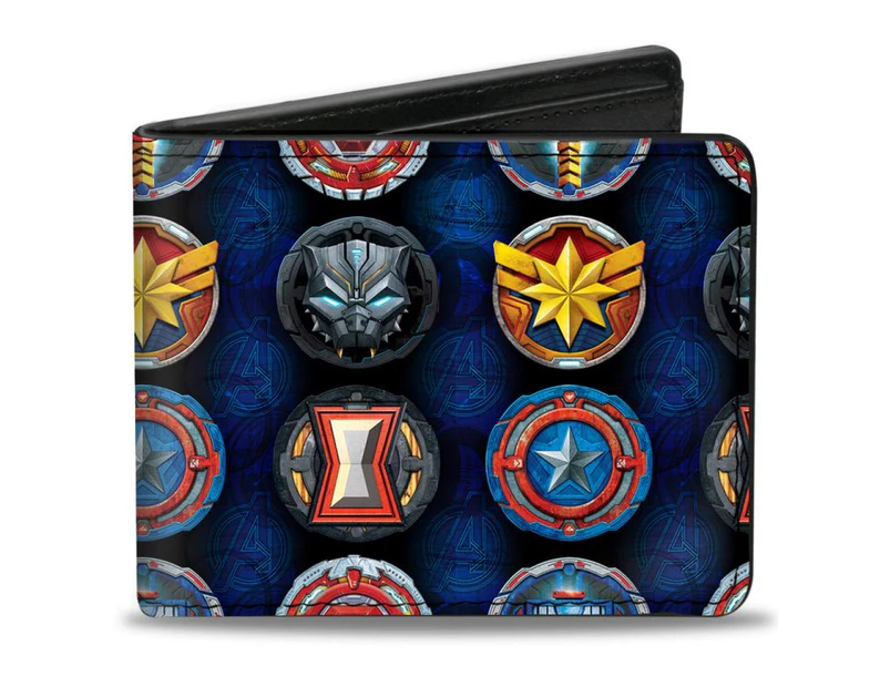 Marvel Avengers Mech Strike Logos Bi-Fold Wallet