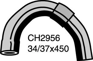 Mackay Rubber Bottom Radiator Hose for CHEV Lumina  Caprice 5.7L V8 CH2956