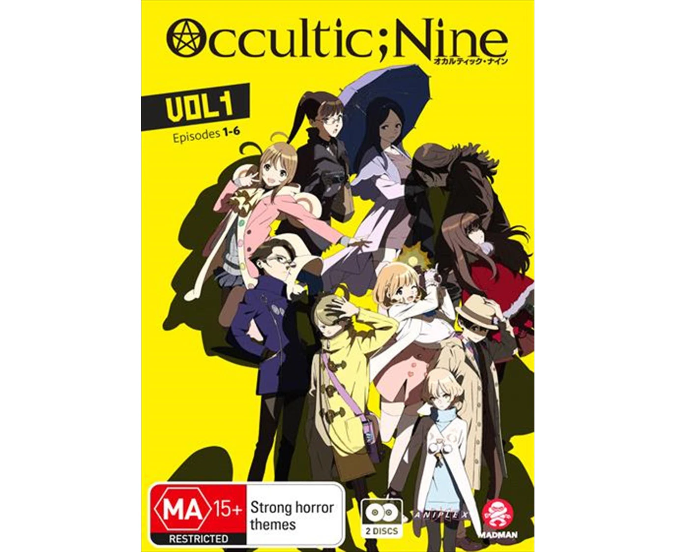 Occultic;nine Vol 1 Eps 1 6 Dvd