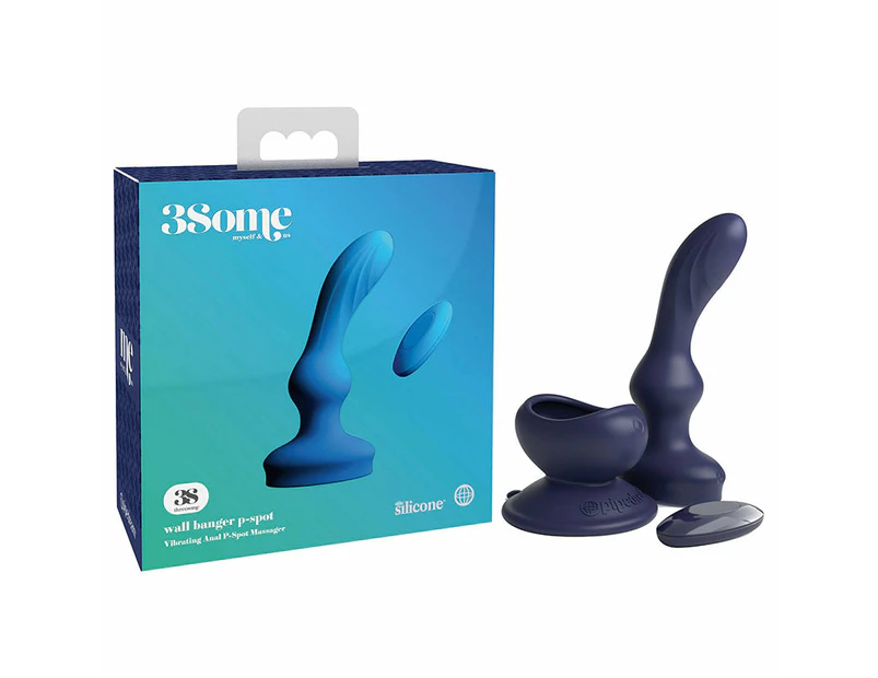 3some Wall Banger P-spot Rechargeable Blue