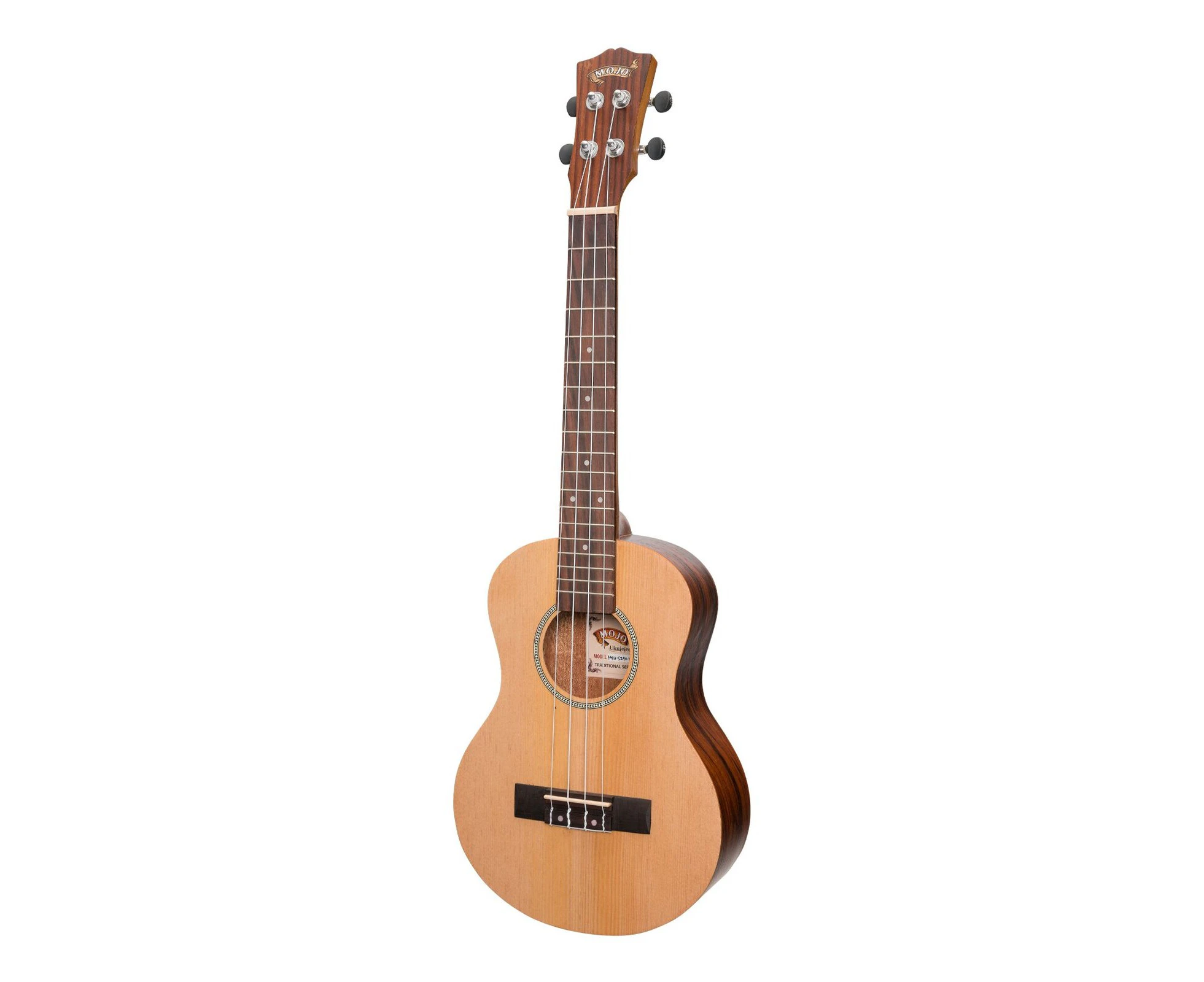 Mojo 'SZ40 Series' Spruce and Rosewood Back & Sides Top Tenor Ukulele (Natural Satin)