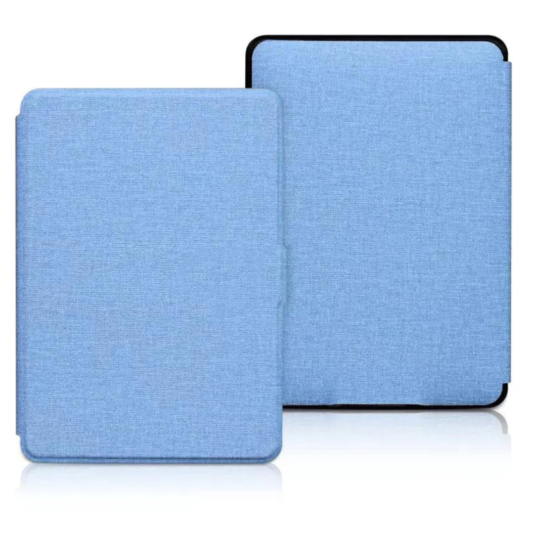 StylePro Kindle case, fabric cover, thin and lightweight for Kindle Basic,  ice blue