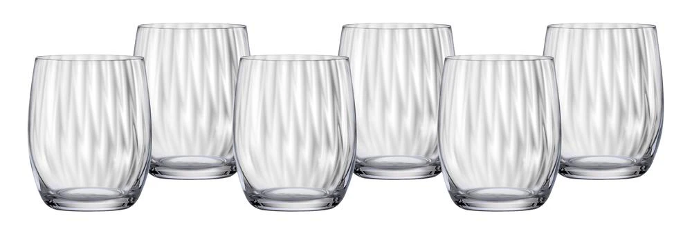 Waterfall Old Fashioned Glass, Set of 6 - 300mL