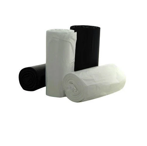 500 Pcs X 27L White Black Tidy Garbage Bin Liners Bags