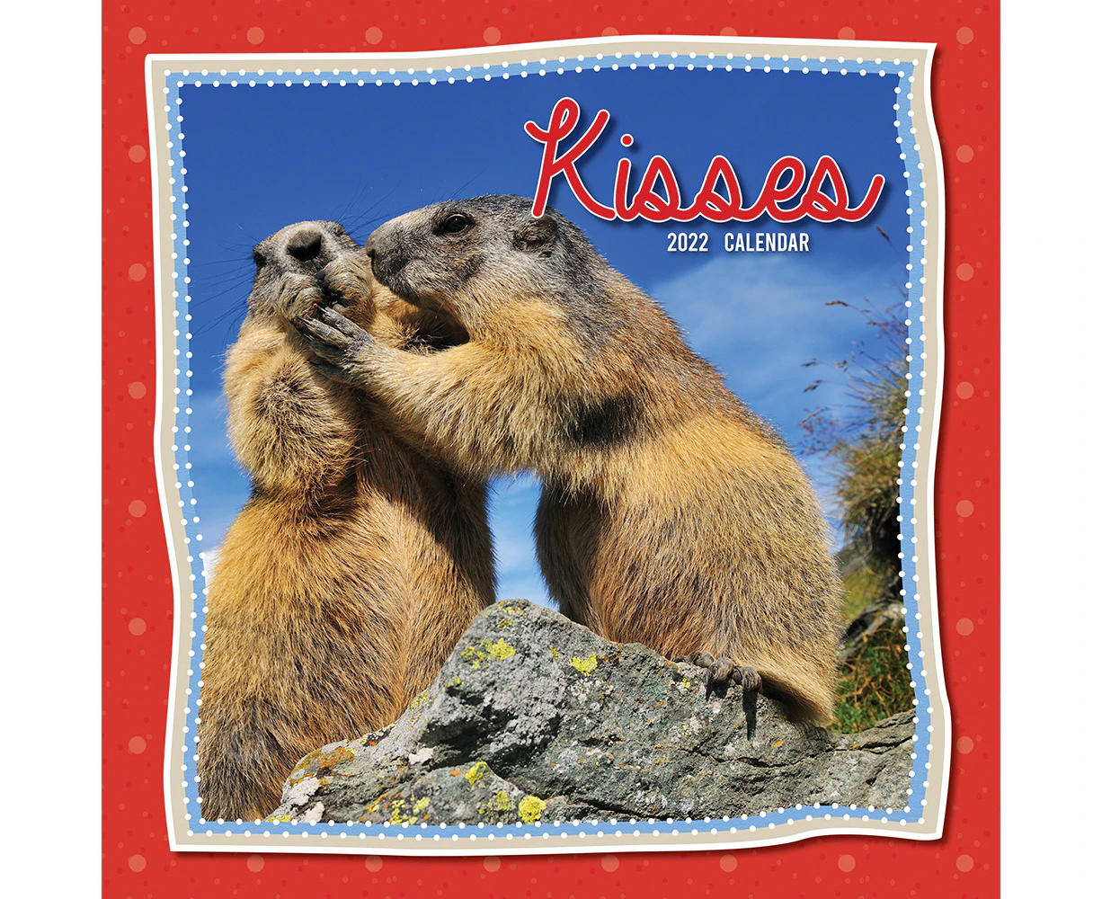 2022 Calendar Kisses Square Wall by The Gifted Stationery GSC20987