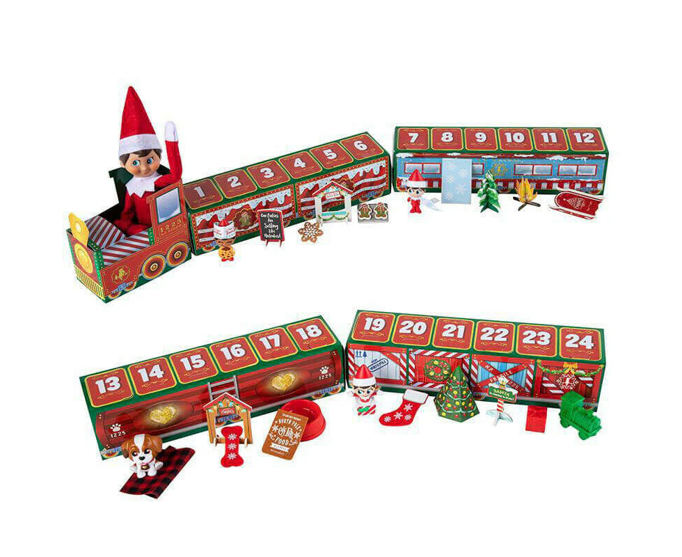 Friter Christmas Advent Calendar 24 Toys Christmas Travel Train For Xmas Kids Gifts