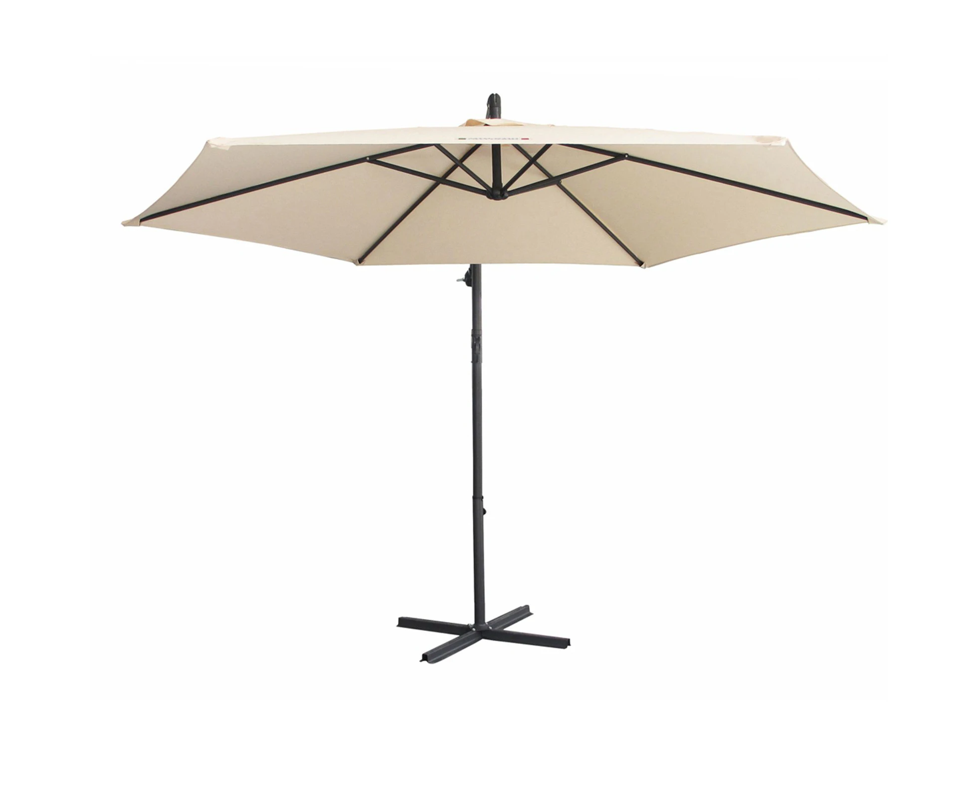 Milano 3M Outdoor Umbrella Cantilever With Protective Cover Patio Garden Shade