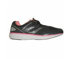 Umbro Enim Womens Runners Trainers Shoes Dark Grey / Coral Synthetic - Dark Grey / Coral