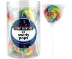 Rainbow Swirl Pops (Pack of 24)