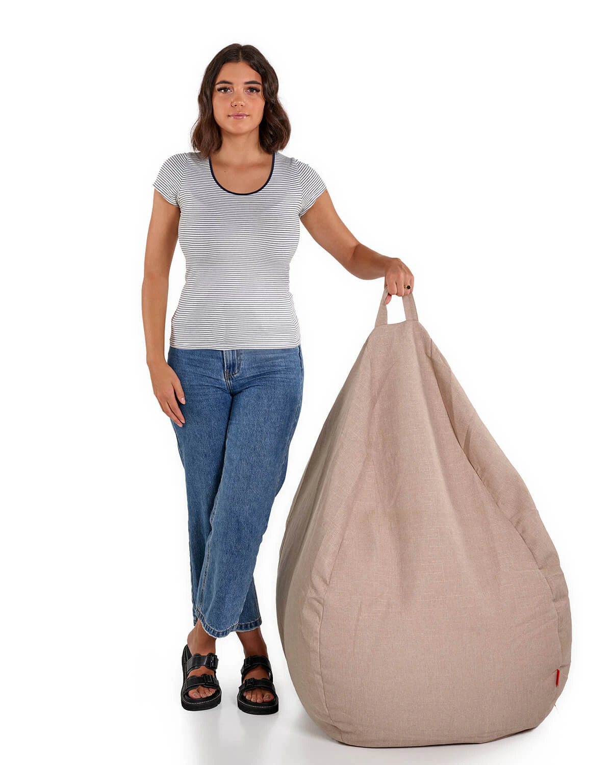 Drifts Tear Drop Bean Bag - Sand