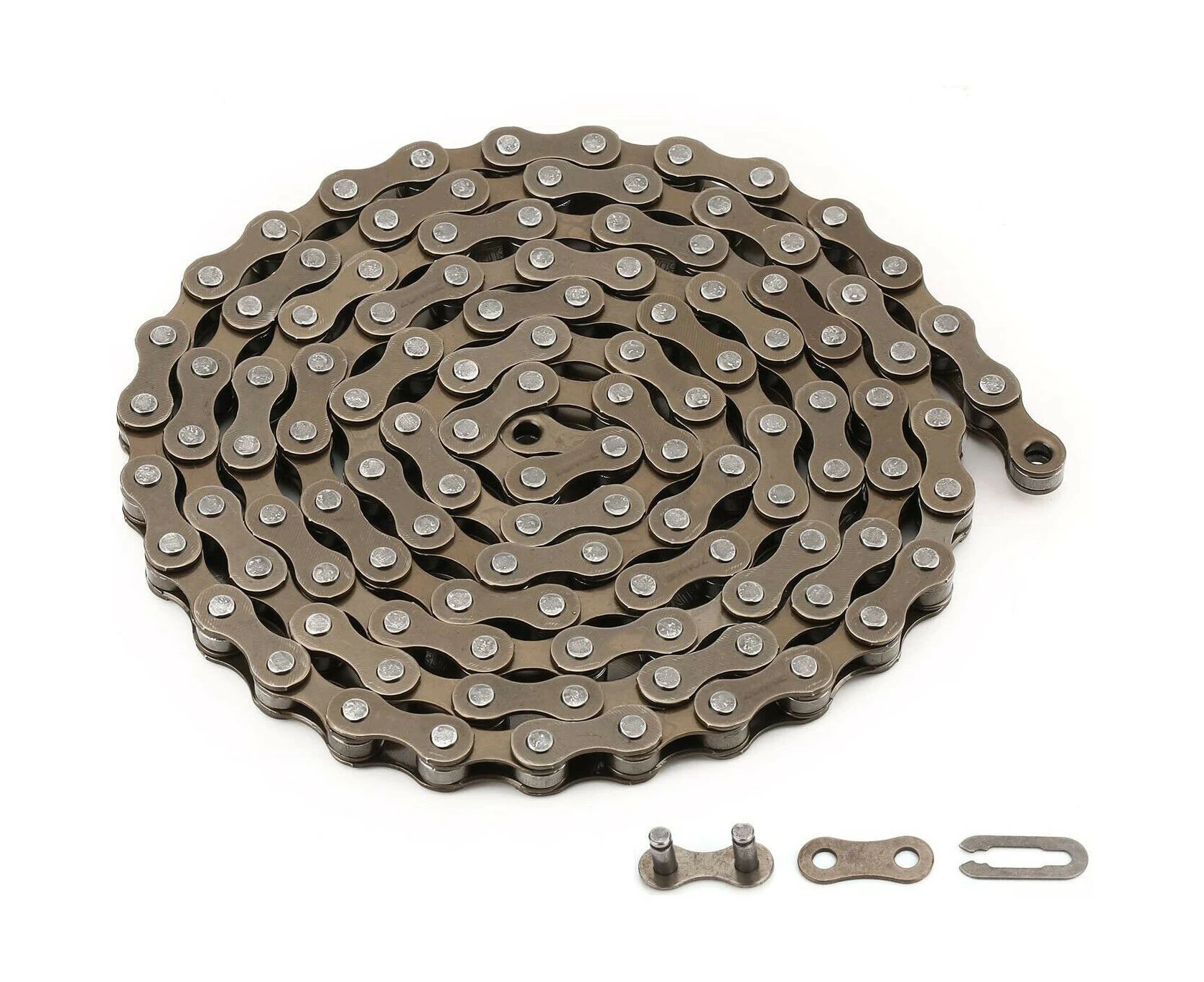 Bicycle Bike Chain Single Speed 1/2''x1/8'' Brown Colour MTB BMX Fixie Fixed