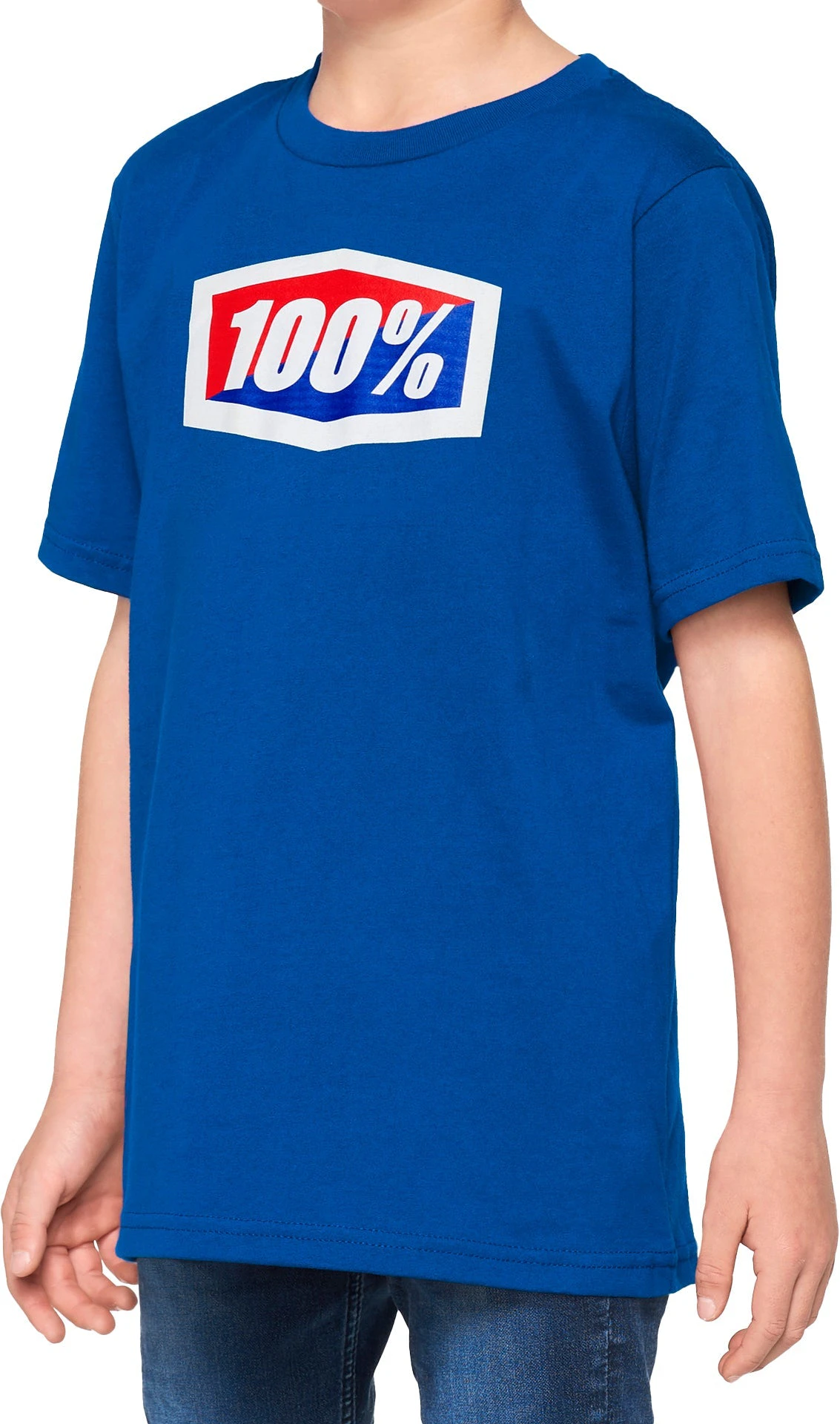 100% Official Youth T-Shirt Blue 2021