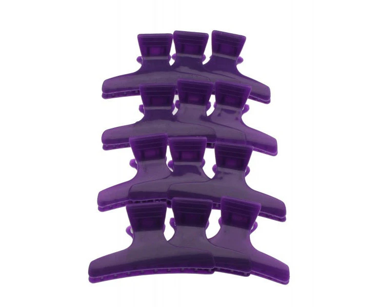 SANTORINI  B/fly Clamp Purple - 12 Per Pk