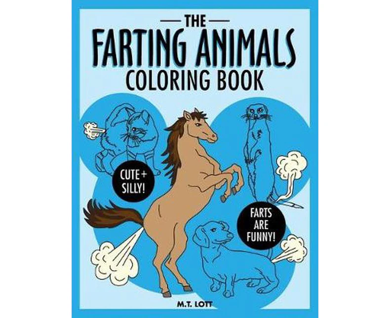 Farting Animals Coloring Book