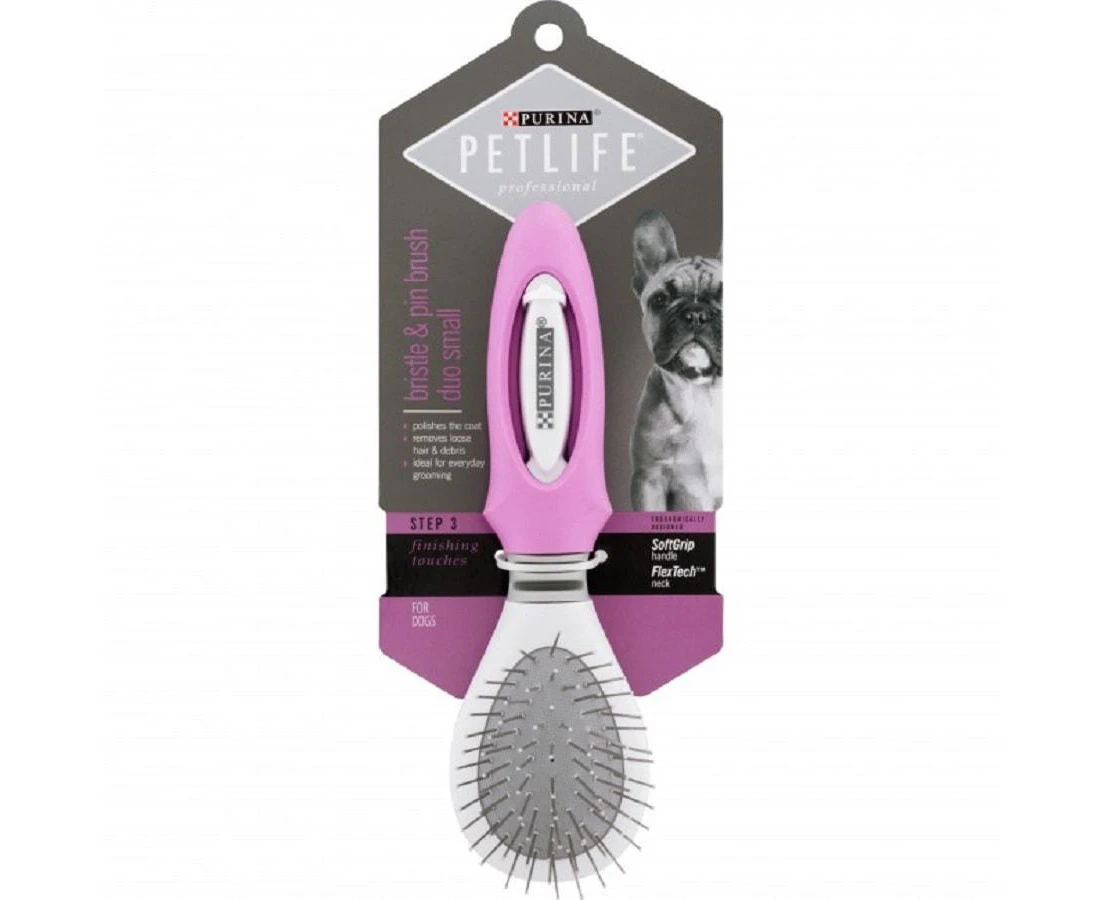 Petlife Professional Bristle & Pin Brush Duo