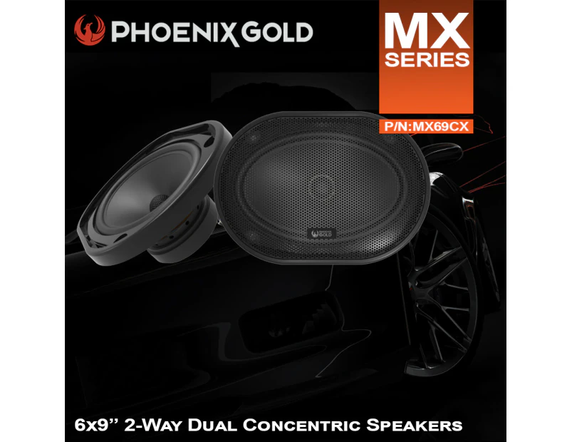 Phoenix Gold MX Series 6x9" Coaxial Speakers