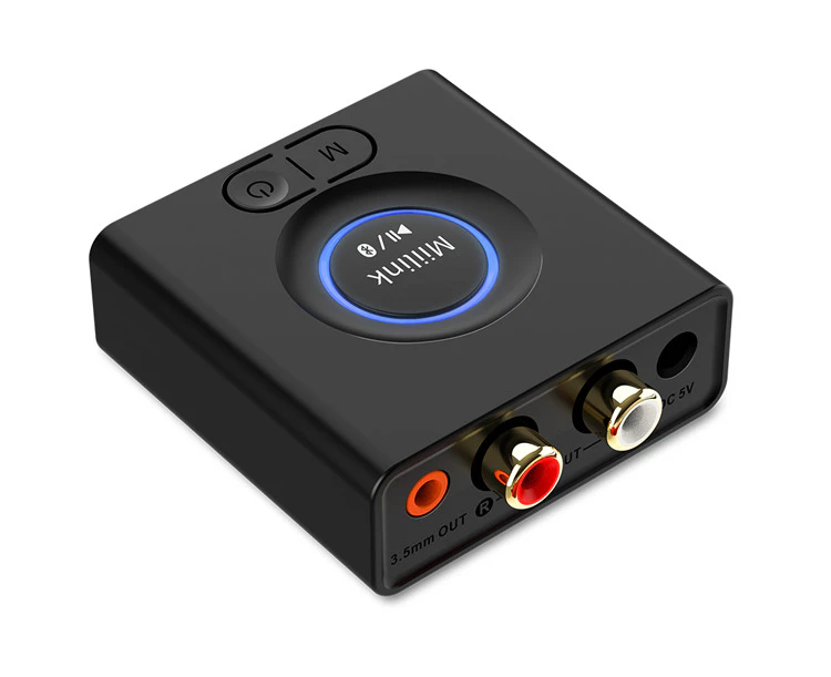 1Mii MiiLink ML200 Bluetooth 5.0 Audio Receiver Music Stream AUX RCA