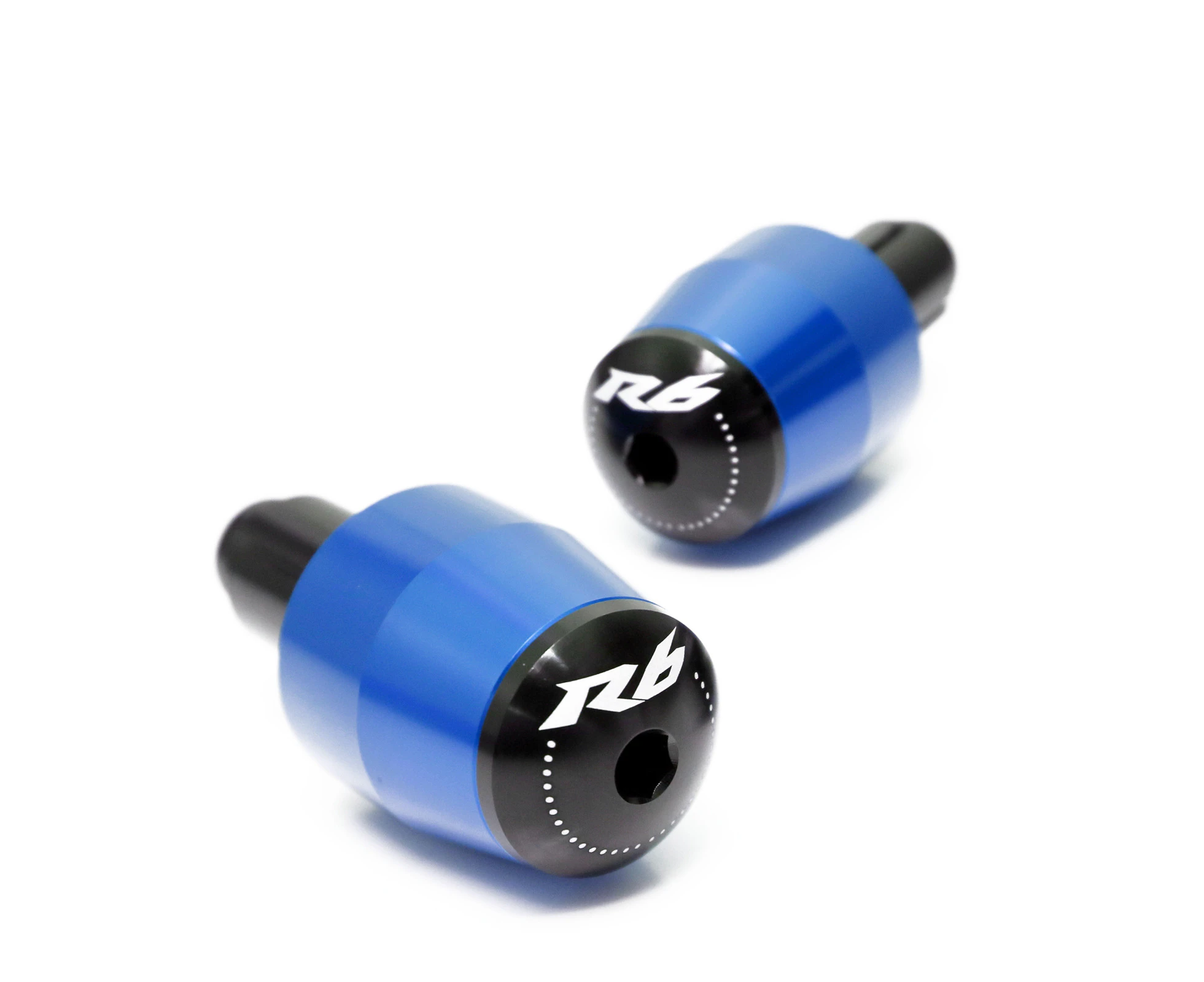 Blue LIM CNC Bar End Weight For Yamaha YZF R6 06-16 15 14 13 12 11 10 09 08 07