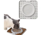 Pet Dog Lick Pad Slow Feeders for Pet Cat Dog-Gray