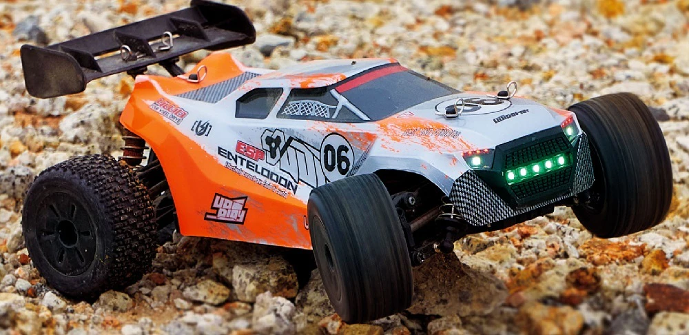 UDI 1806 Pro 1:18 4WD Brushless Remote Control RC Buggy w/ LED Lights