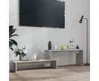 vidaXL TV Cabinet Concrete Grey 180x30x43 cm Engineered Wood