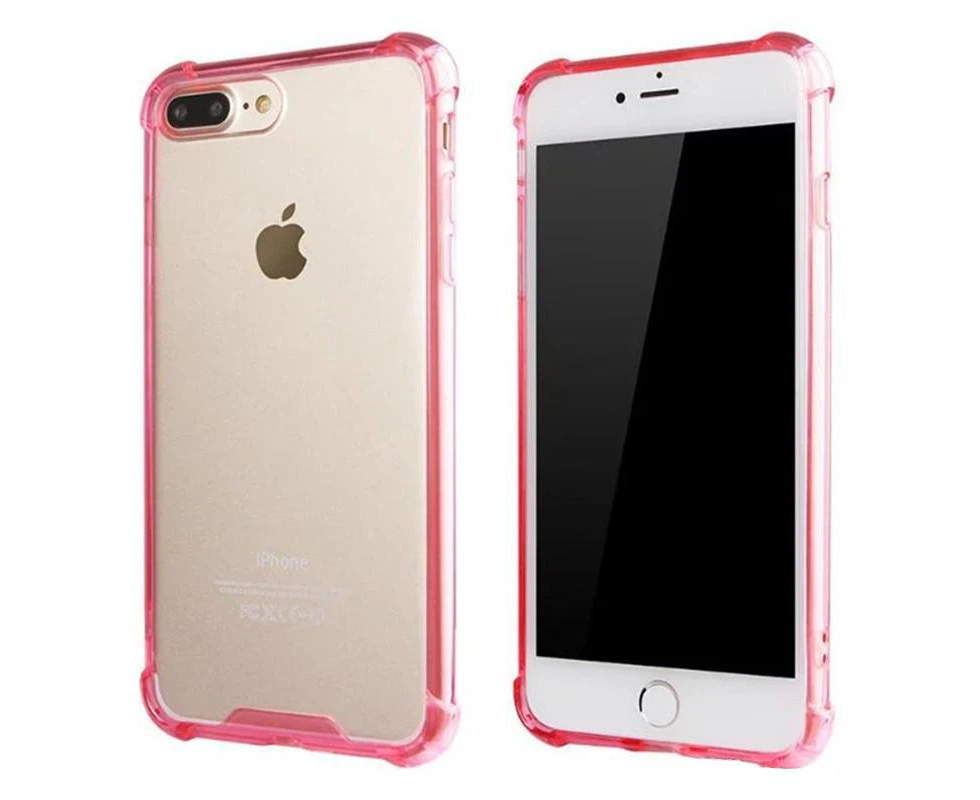 RKSync Ultra Hybrid Clear Acrylic Cover Case for Apple iPhone 6s Plus/6 Plus - Pink