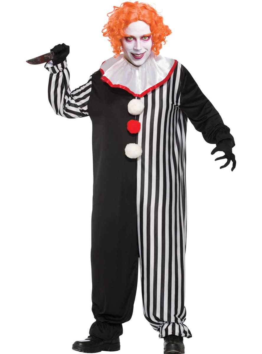 Freaky the Clown Men's Plus Size Halloween Costume Mens