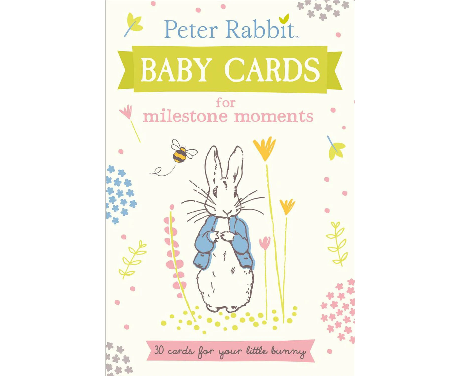 Peter Rabbit Baby Cards for Milestone Moments