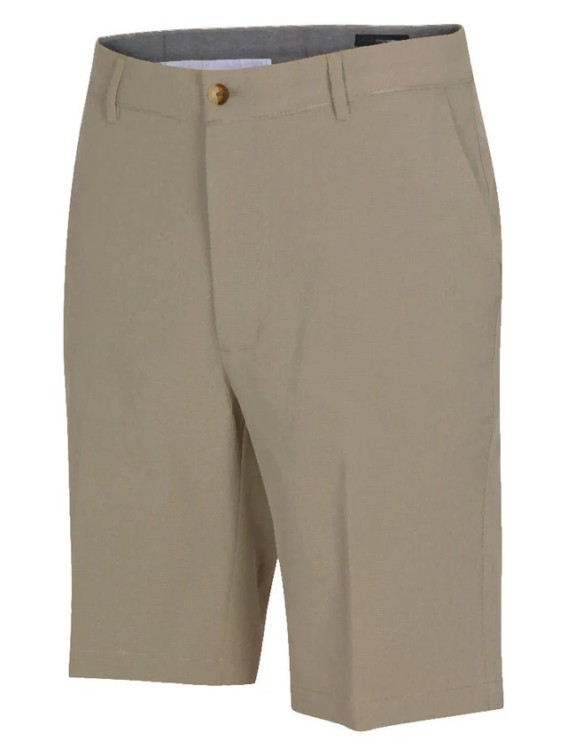 Greg Norman 4-Way Stretch Classic Short - Bamboo -  Mens