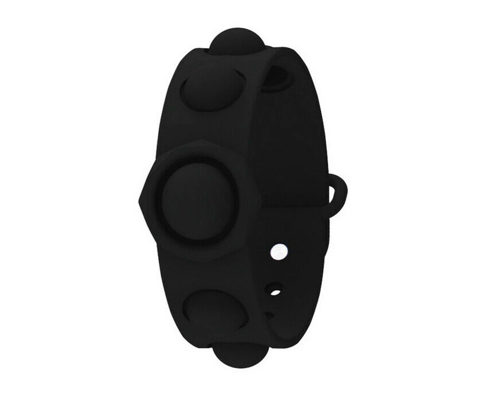 Fidget  Watch  Push  Pop  It  Bubble  Black