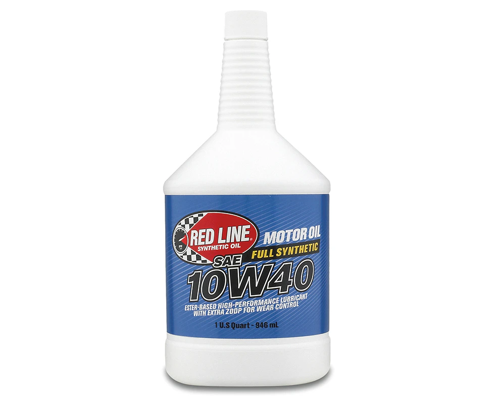 Red Line Oil 10W40 Motor Oil 1 Quart Bottle .946 ml