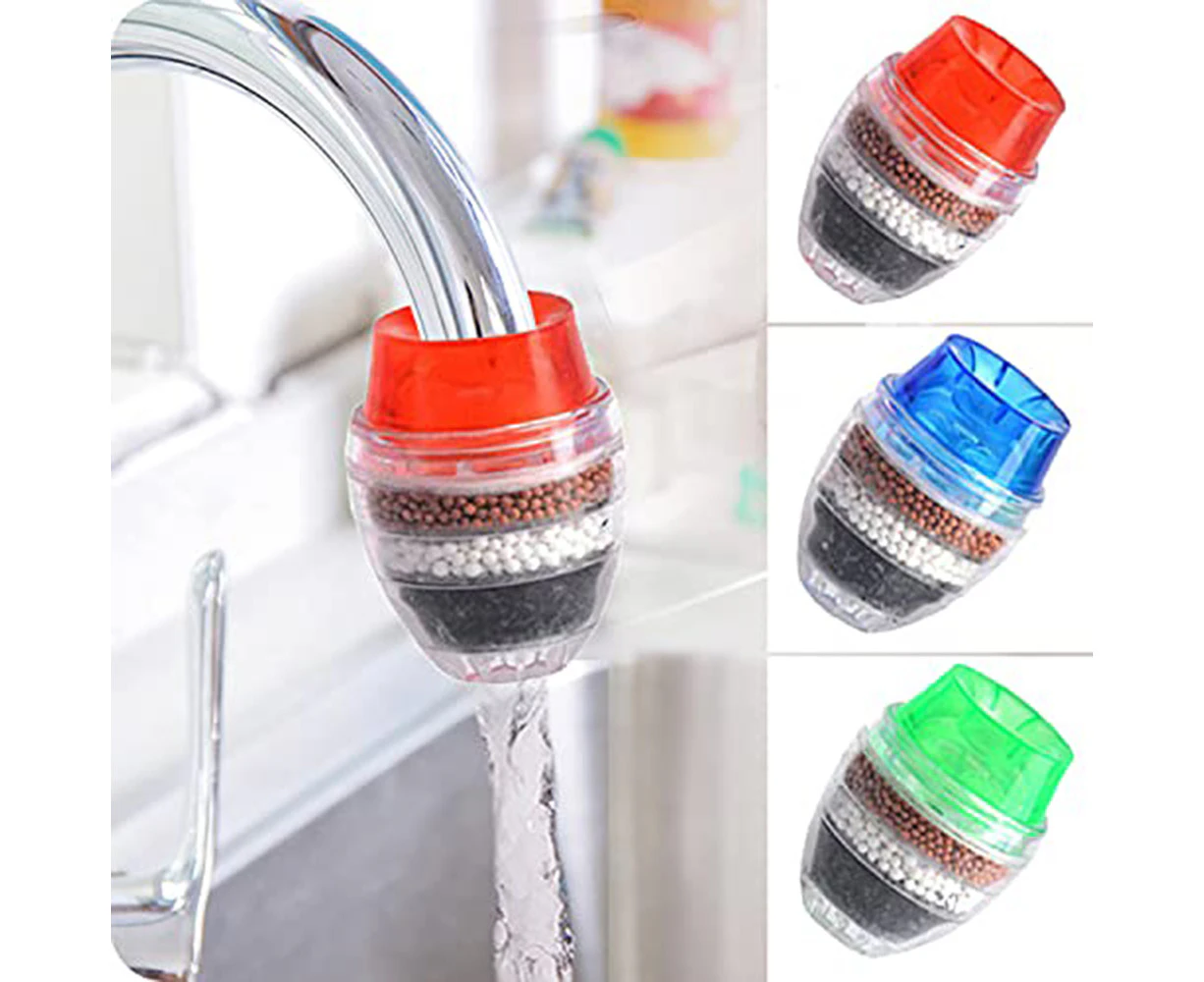 3 Pack Faucet filter household activated carbon multilayer water filter