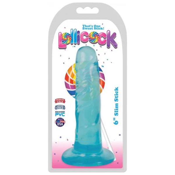 Lollicock Slim Stick 6in Berry Ice Realistic Pvc Dildo For Intense Pleasure Model Ls 6b Unisex Designed For Deep Penetration And G